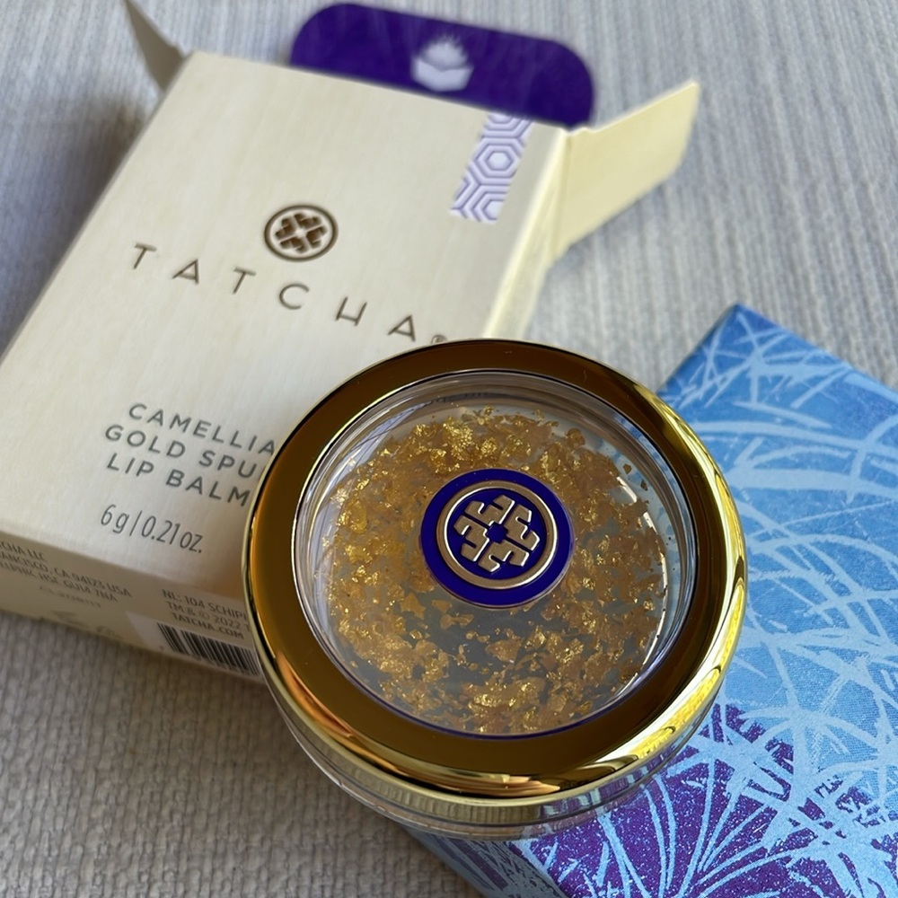 Tatcha Camellia Gold Spun Lip Balm